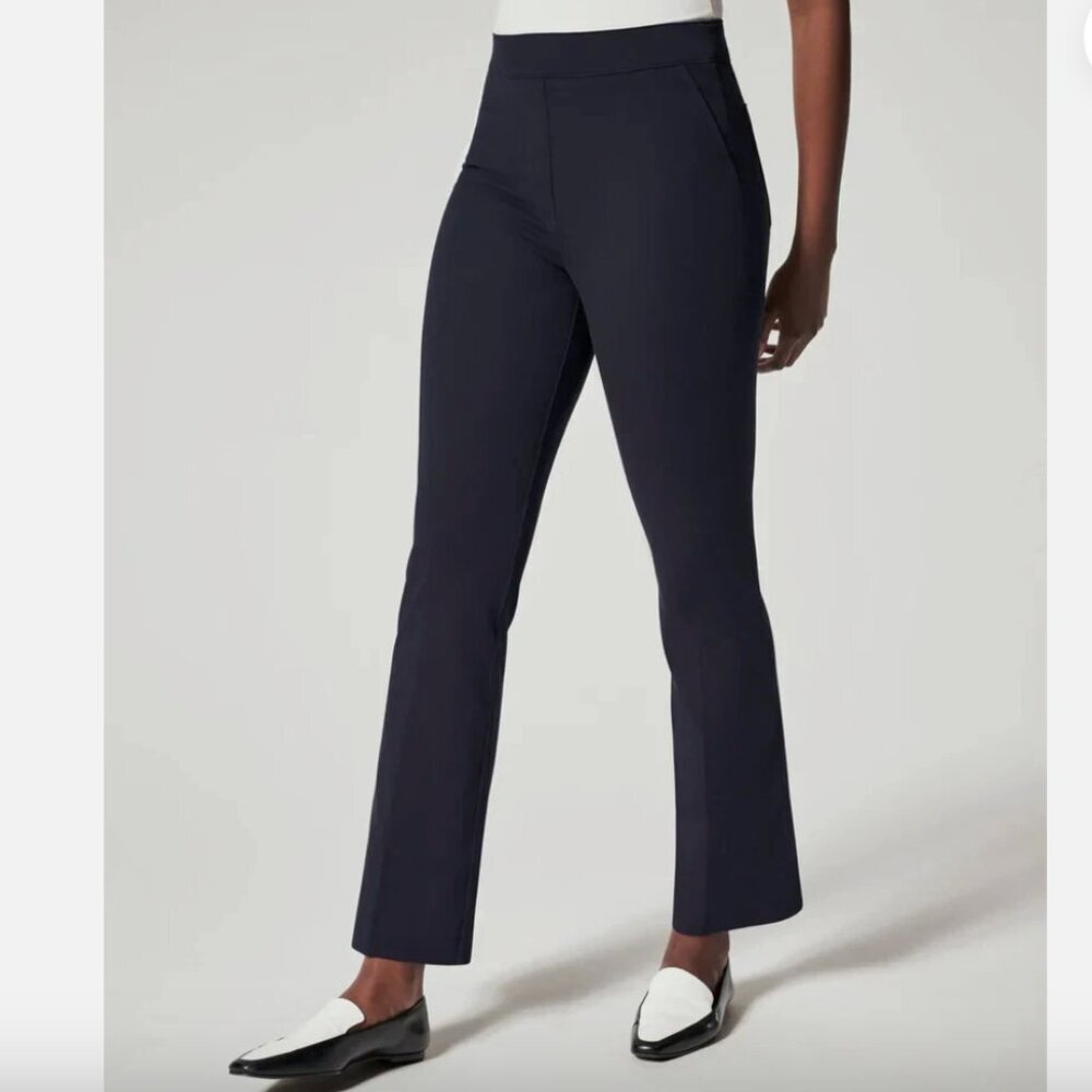Spanx Women's Navy blue On-the-Go Kick Flare Pant XS